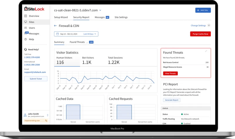 Sitelock cdn service