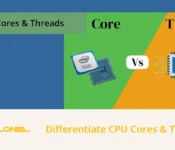 Differentiate CPU Cores and Threads