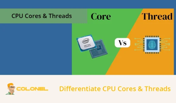 Differentiate CPU Cores and Threads