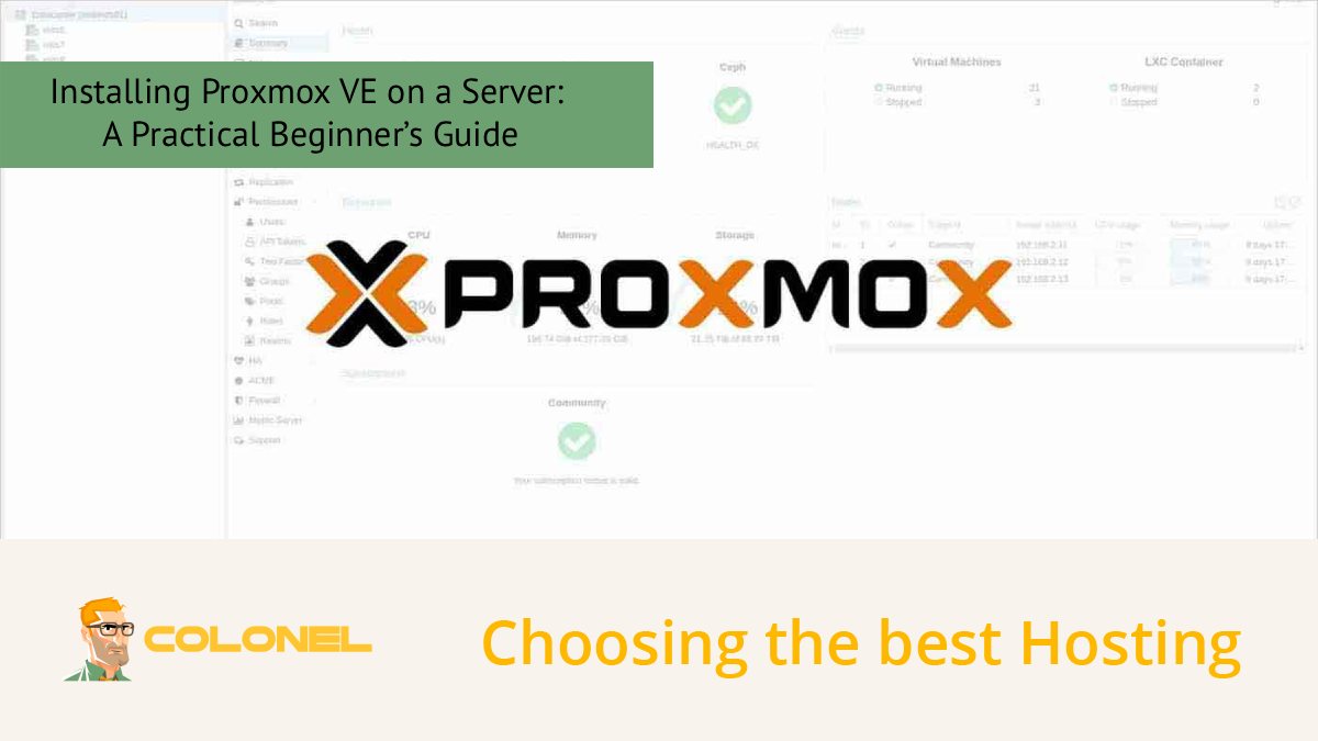 Installing Proxmox VE on a Server: A Practical Beginner’s Guide
