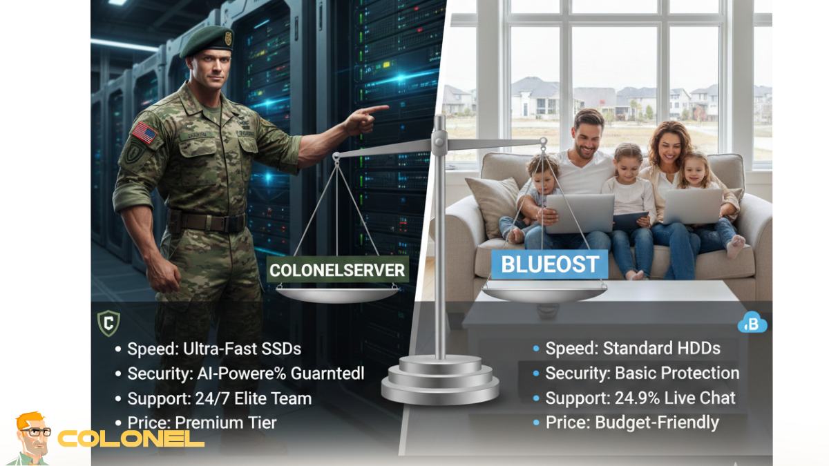 ColonelServer vs Bluehost – Full Hosting Comparison 5 About ColonelServer and Bluehost