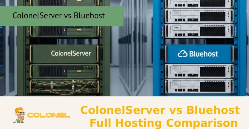 ColonelServer vs Bluehost – Full Hosting Comparison