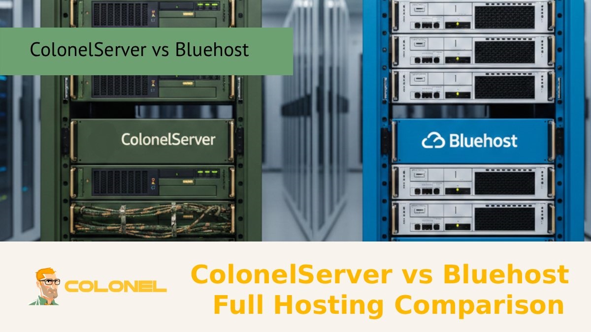 ColonelServer vs Bluehost – Full Hosting Comparison