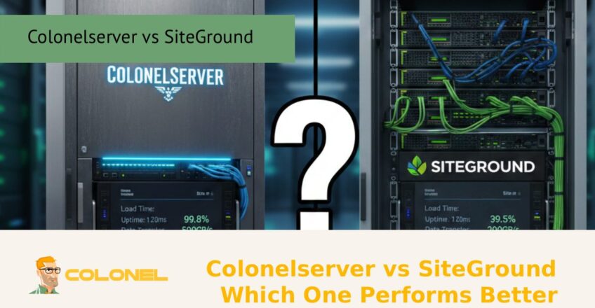 Colonelserver vs SiteGround – Which One Performs Better?