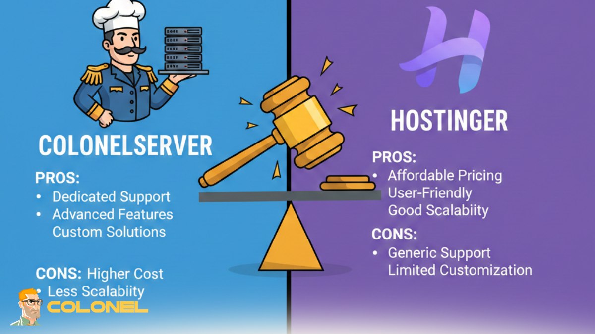 Final Verdict: Is Colonelserver Better Than Hostinger?
