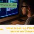 How to set up FileZilla FTP server on Linux easily