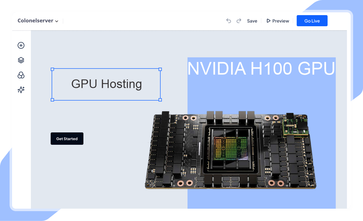 cloud and dedicated gpu hosting service with nvidia h100