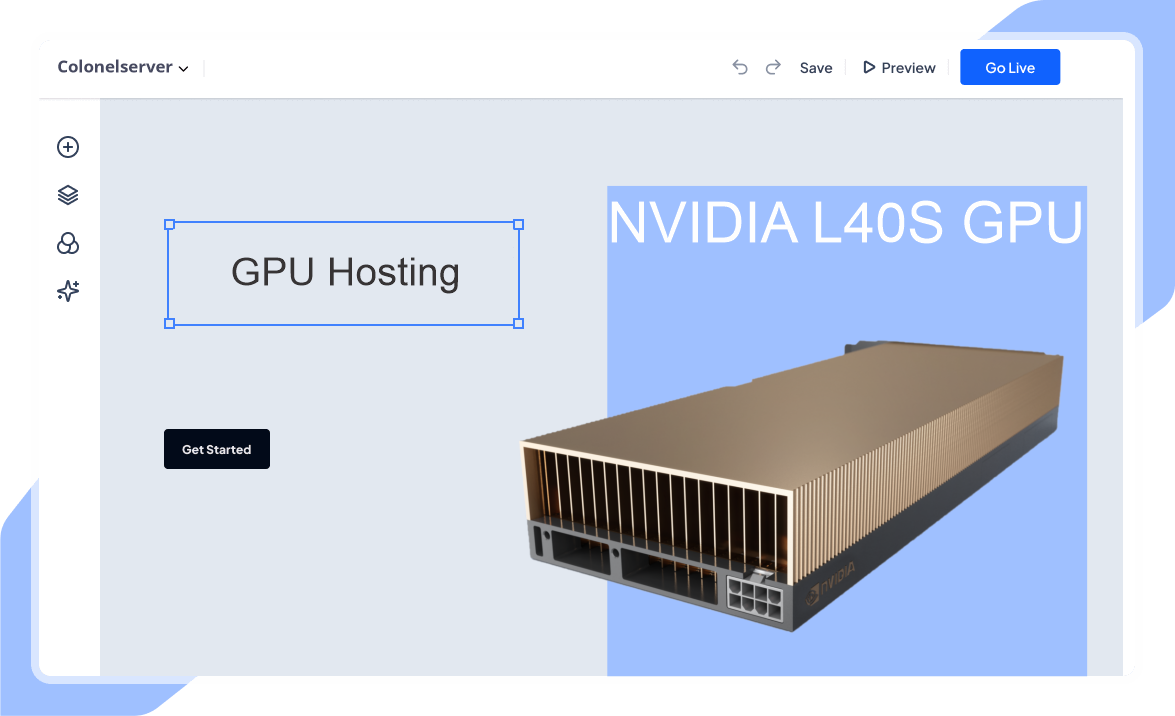 cloud and dedicated gpu hosting service with Nvidia L40S