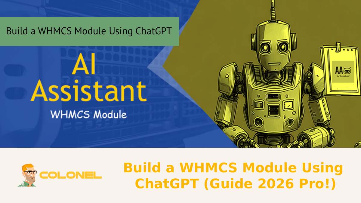 Build a WHMCS Module Using ChatGPT (Guide 2026 Pro!)