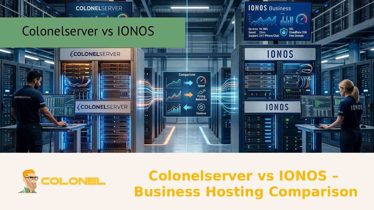 Colonelserver vs IONOS – Business Hosting Comparison