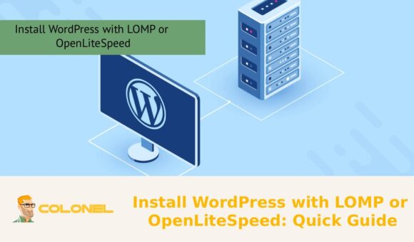 Install WordPress with LOMP or OpenLiteSpeed: Quick Guide