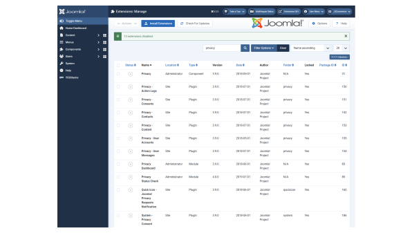 Joomla panel hosting 2026