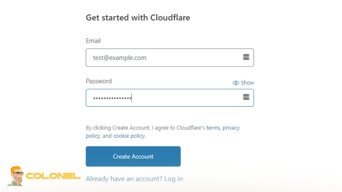 Step 1: Create a Cloudflare Account
