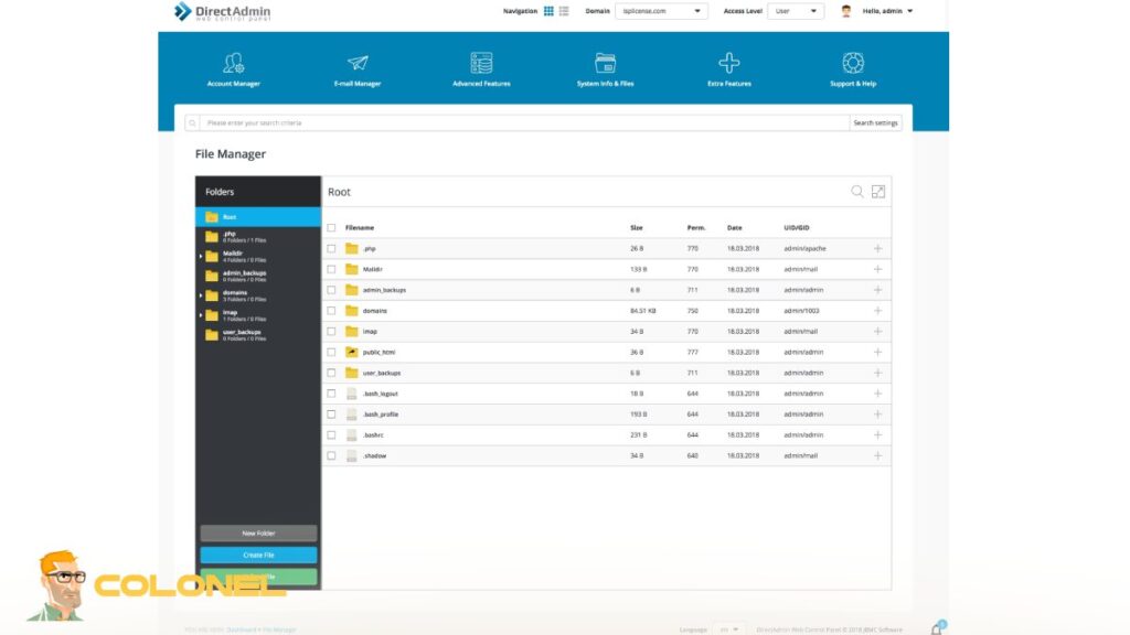 What Is DirectAdmin Control Panel Guide | Colonel Server