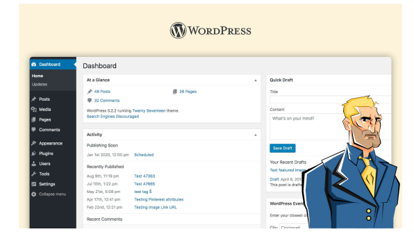 WordPress Hosting Cluster diagram how works