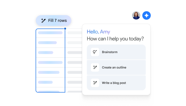 google AI Gemini in google workspace