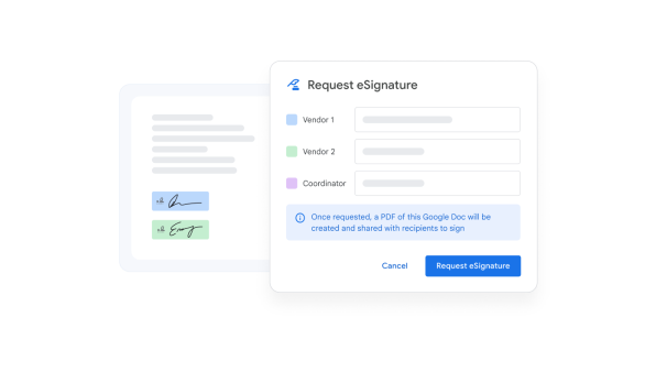 google signature in google workspace