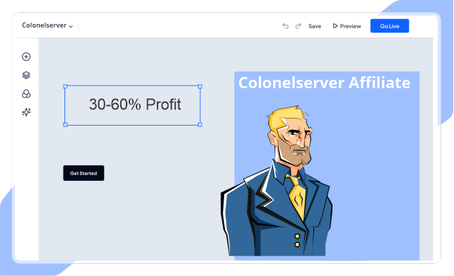 Webhosting affiliate upto 60