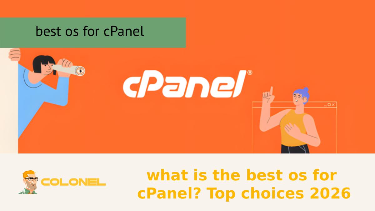 what is the best os for cPanel? Top choices 2026
