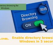 Enable directory browsing for Windows in 5 seconds