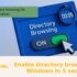 Enable directory browsing for Windows in 5 seconds