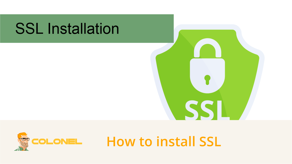 SSL installation guide
