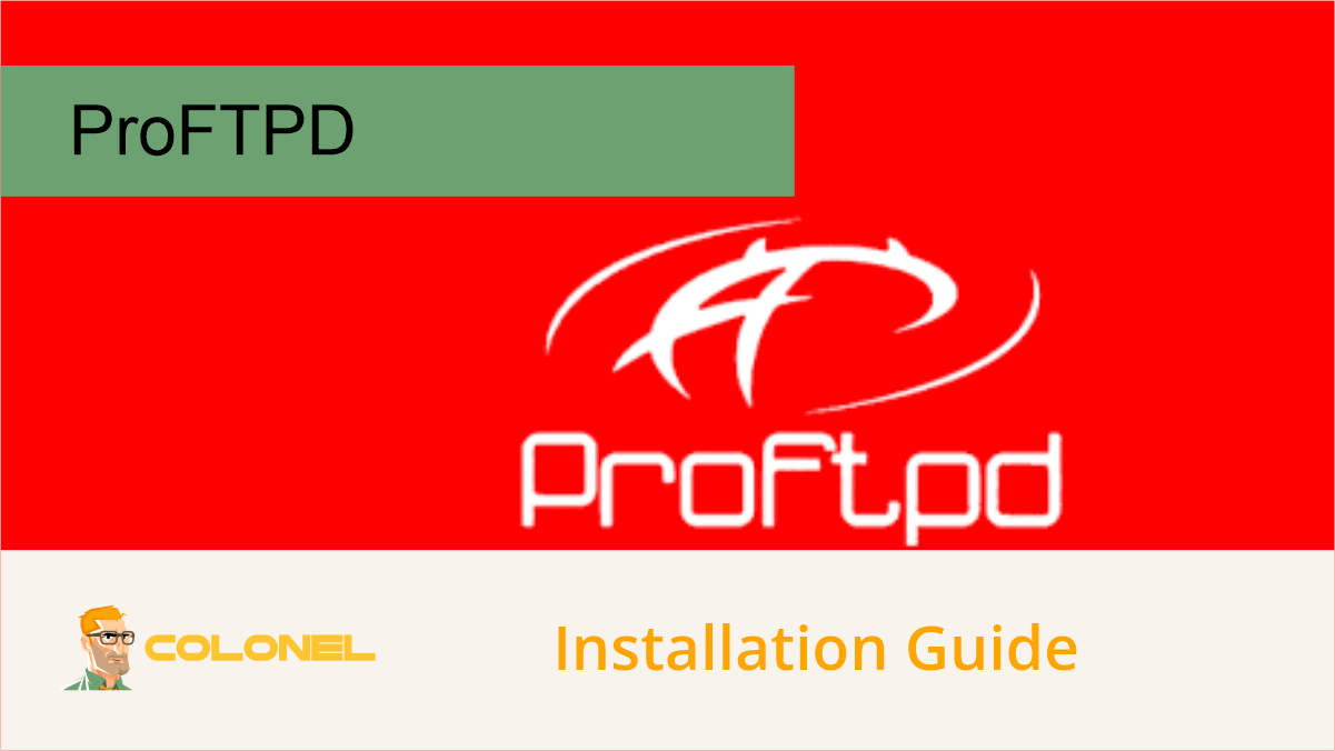 Install ProFTPD with TLS on AlmaLinux