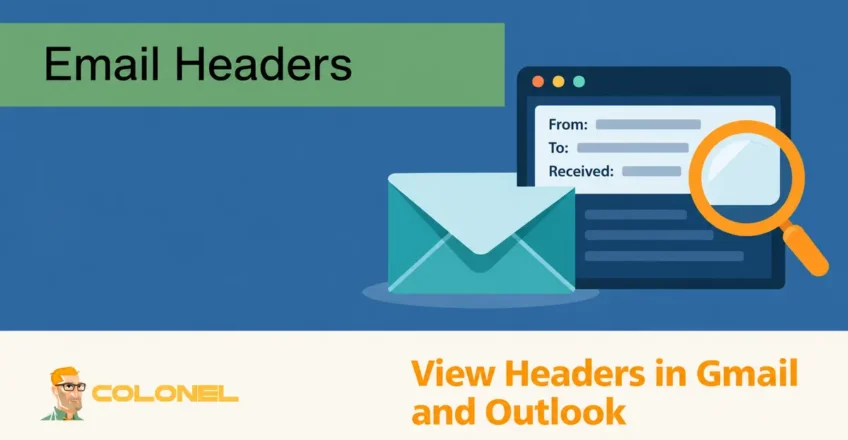 Email Headers - View Headers in Gmail and Outlook