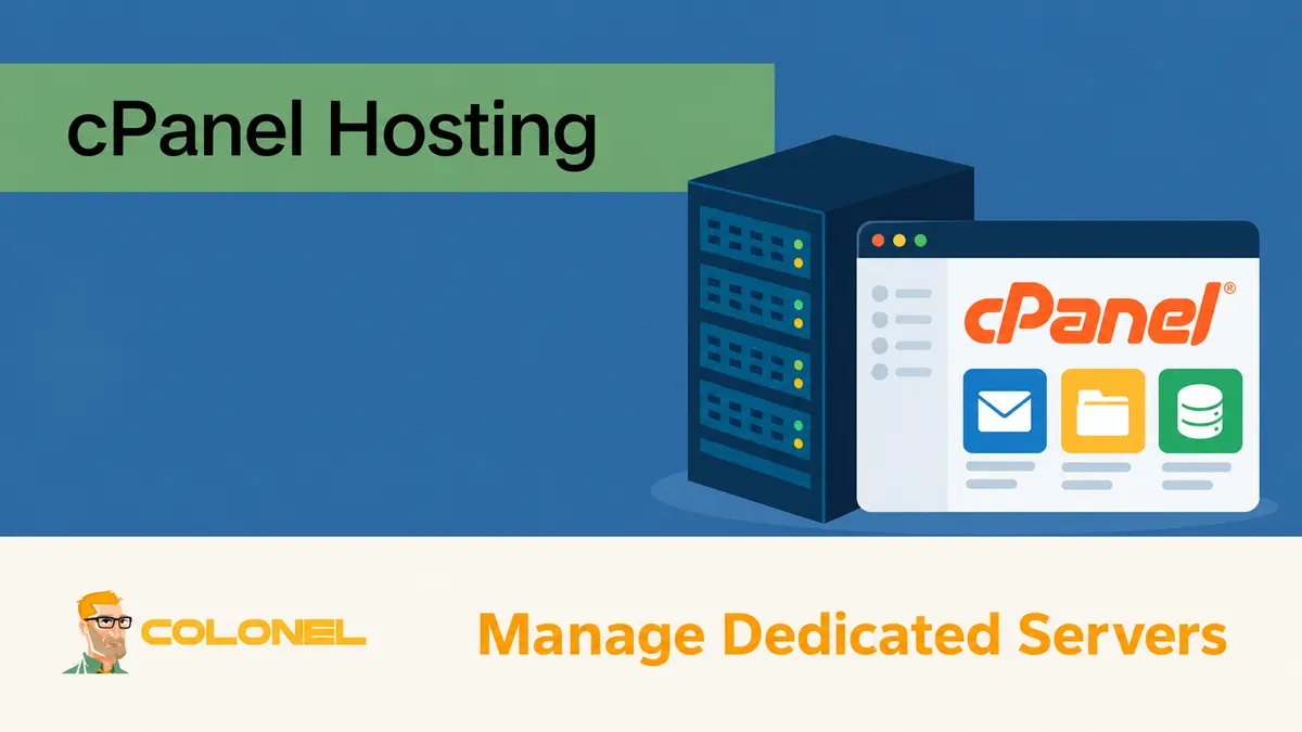 cPanel Hosting — Manage Dedicated Servers