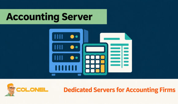 Dedicated server with accounting calculator and ledger