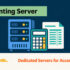 Dedicated server with accounting calculator and ledger