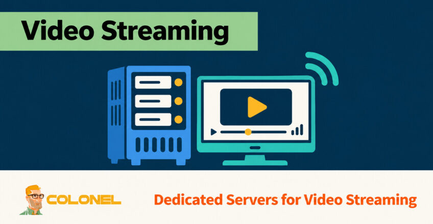 Dedicated server and video player for streaming hosting