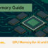 GPU processor surrounded by memory chips on a circuit board