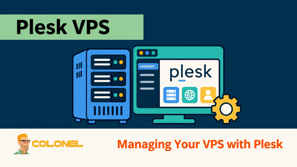 Plesk control panel and virtual server