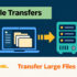 Laptop transferring files to a VPS