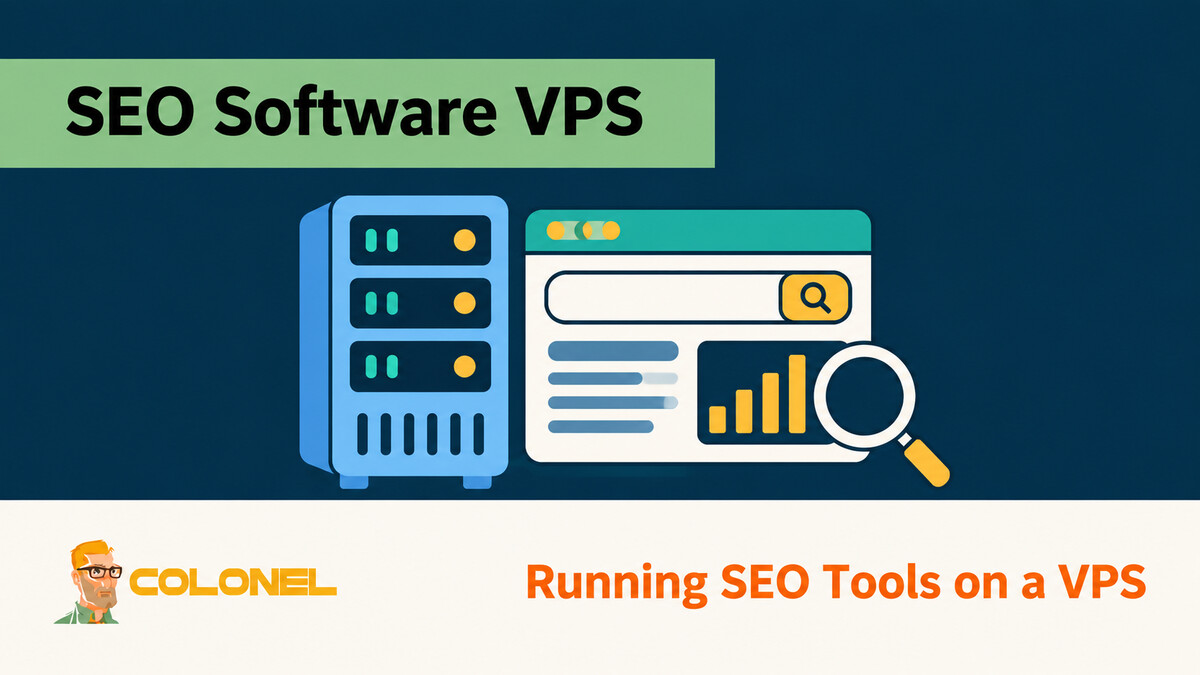 VPS and search dashboard for SEO software