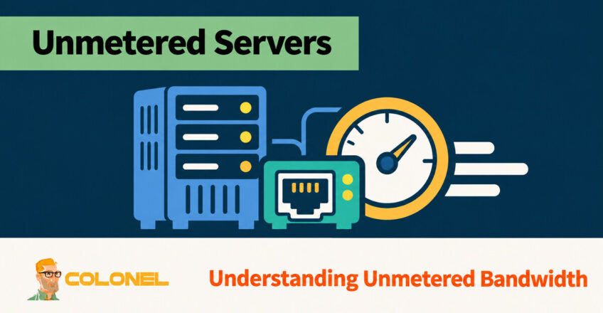 Server network port and bandwidth gauge