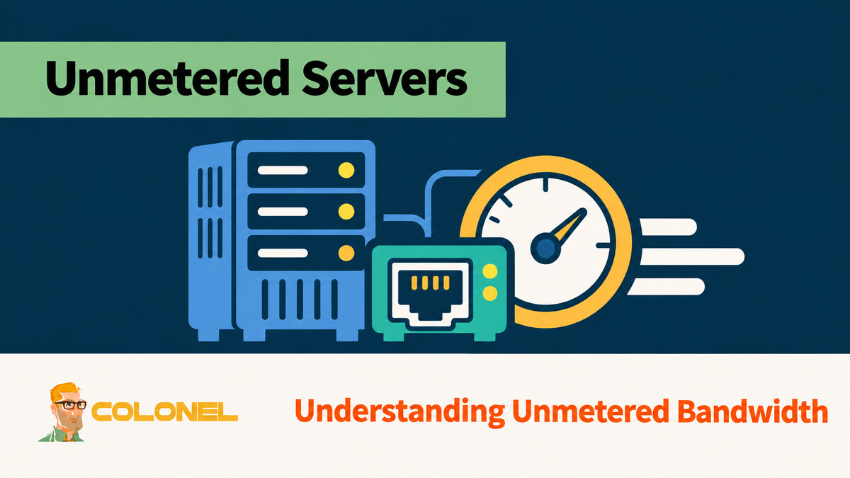 Server network port and bandwidth gauge
